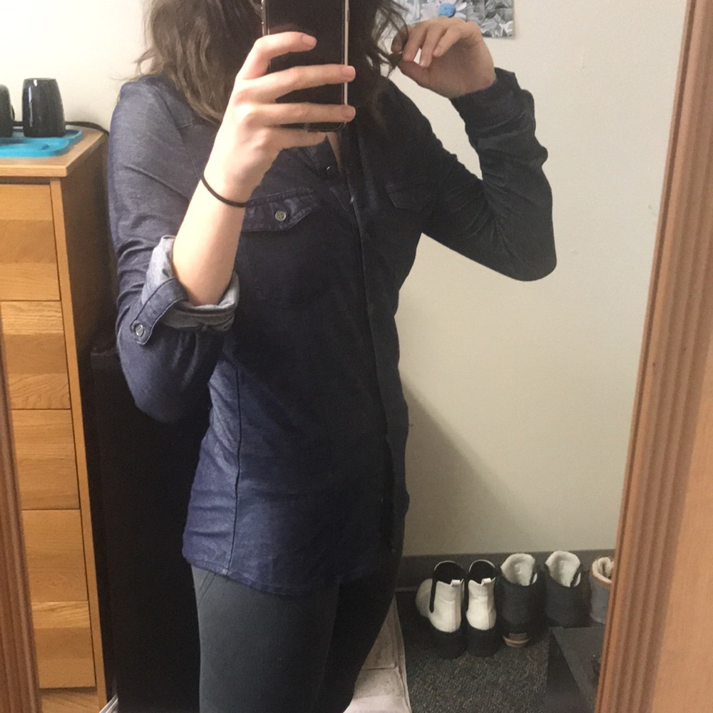 Blue Vanity button up - Picture 3 of 3